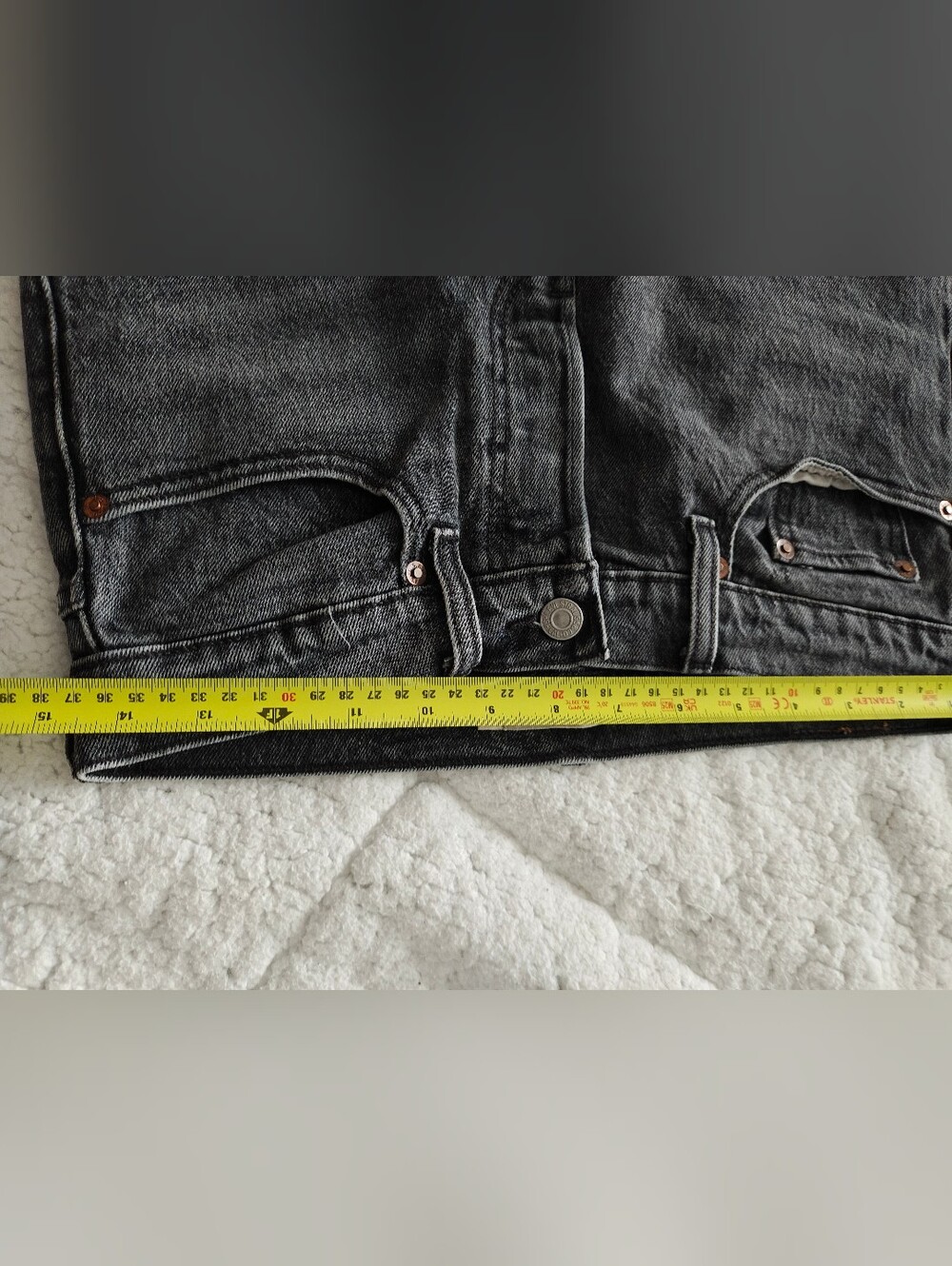 Levi's Wedgie Straight / Wedgie Fit (from the Levi's Premium line) Size 27 - Picture 11 of 13